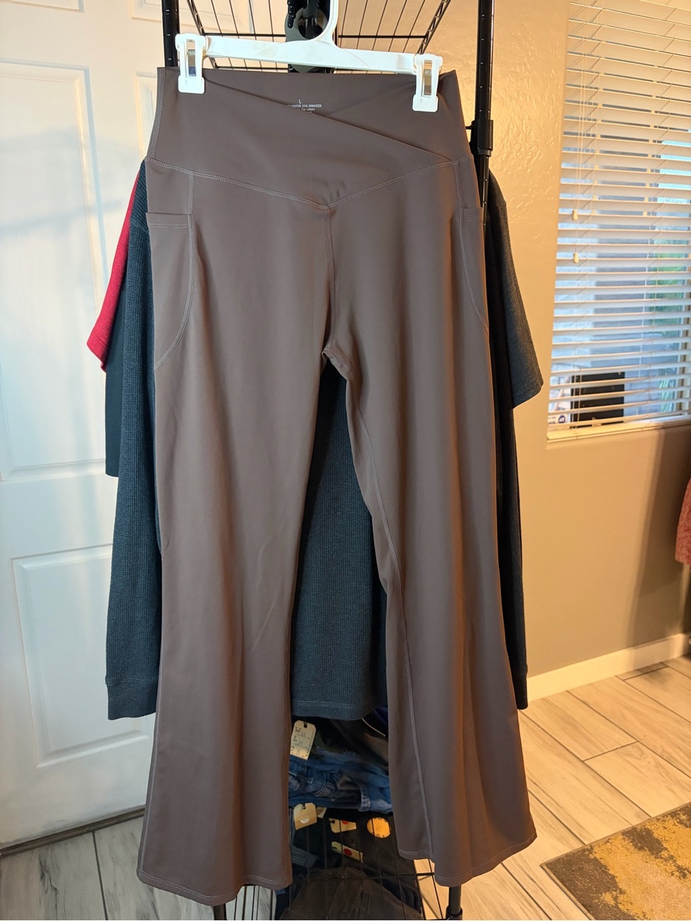 Amazon Women's Brown Flare Leggings